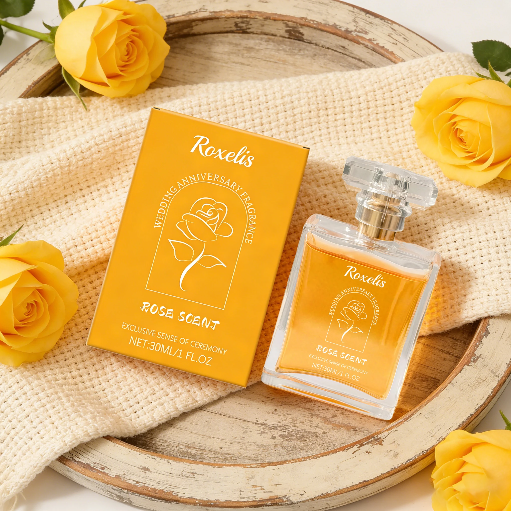 

Парфюм с ароматом желтой розы, 30 мл, романтичный, нежный, натуральный, элегантный, стойкий, придающий очарование, унисекс