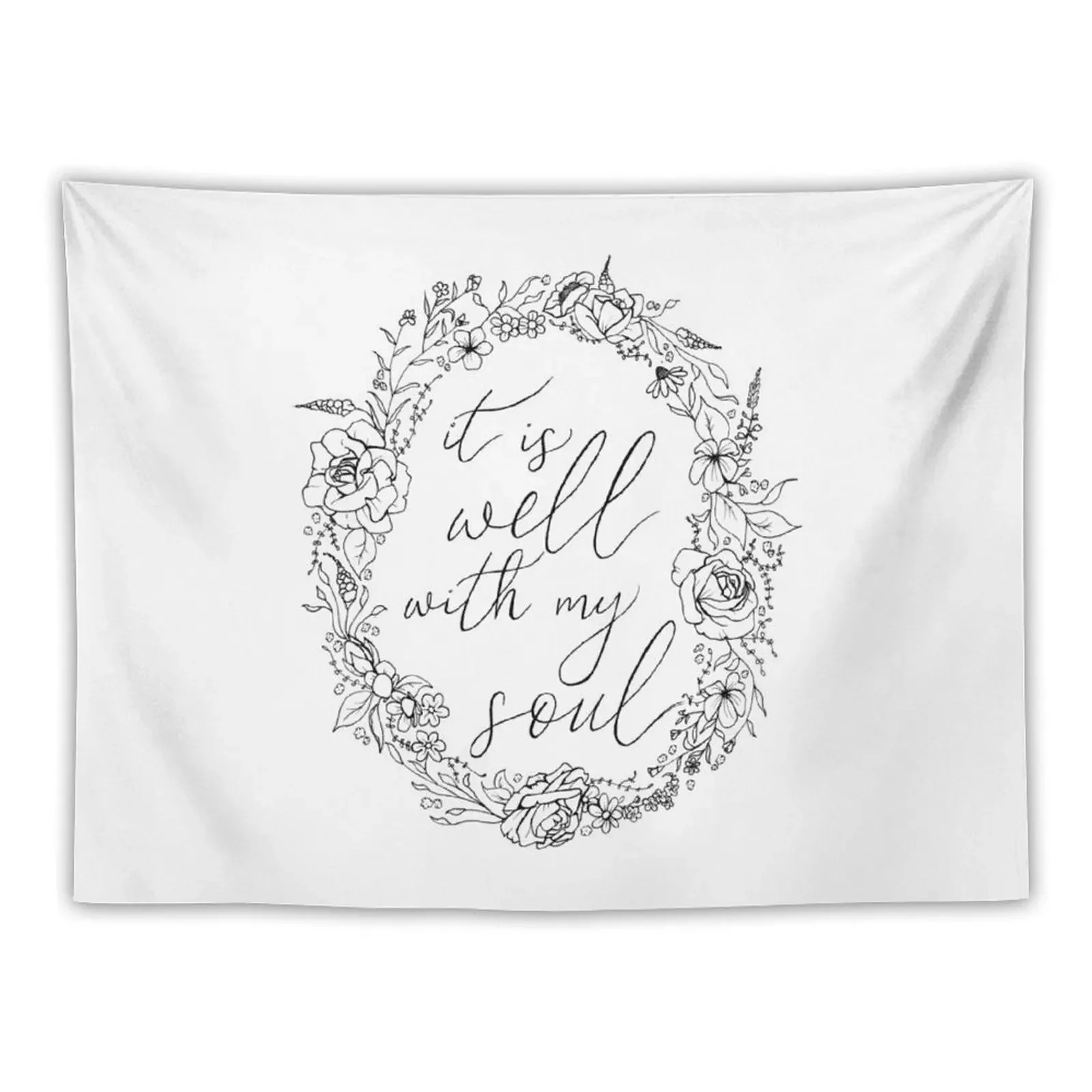 

It is Well With my Soul Tapestry Decorations For Room Outdoor Decor Things To Decorate The Room House Decorations Tapestry