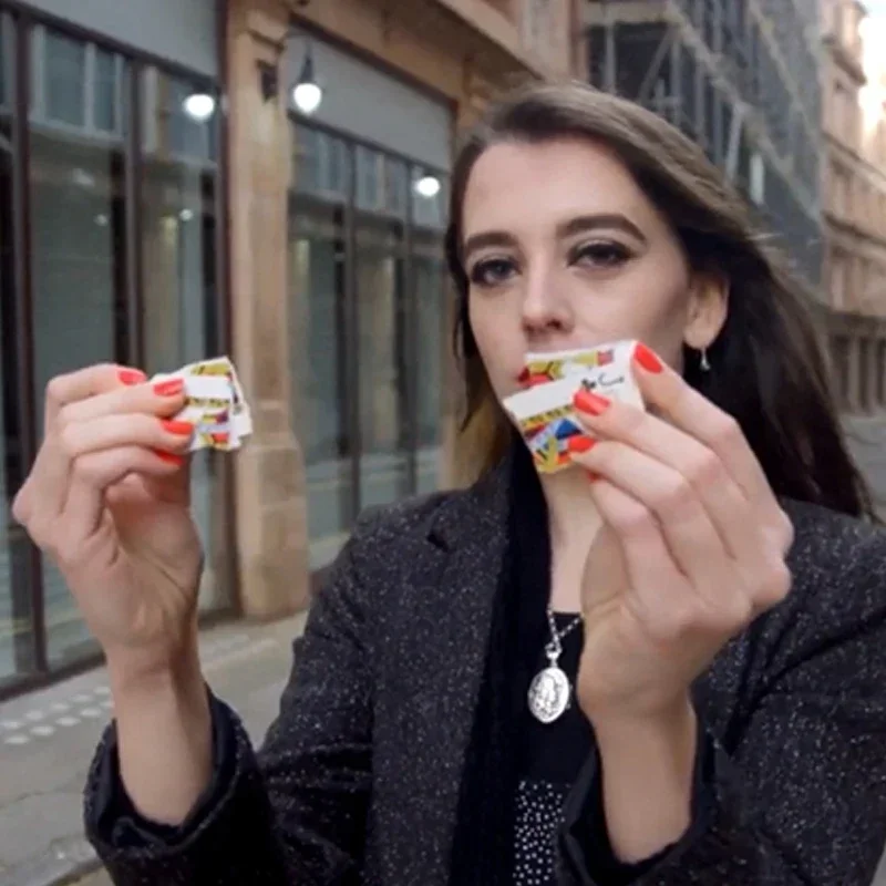 Hypervisual Torn&Restored Card Magic Tricks Recover Torned Card Restoration Magia Close up Street Illusions Mental Prop