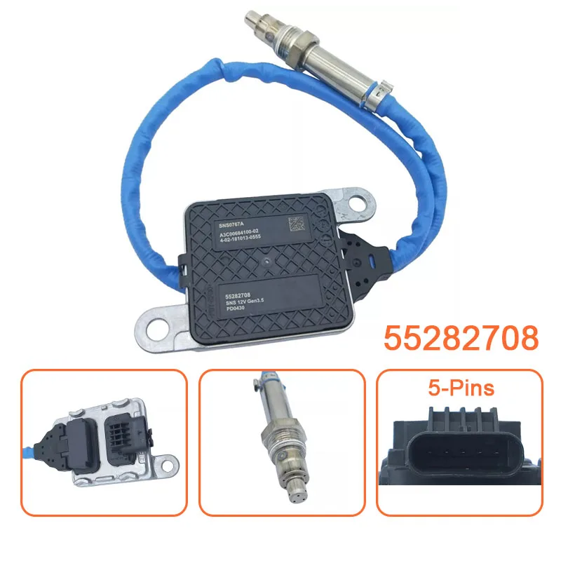 

Genuine High Quality Nitrogen Oxide Nox Sensor For Alfa Romeo Giulia Fiat Doblo Ducato Jeep Compass Renegade 55282708