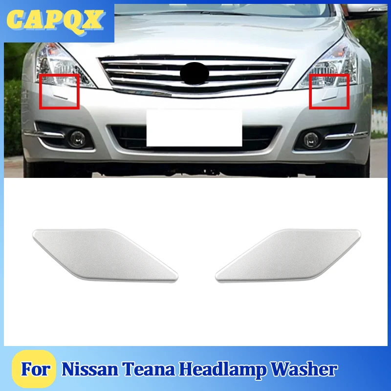 For Nissan Teana  2008 09 10 11 12 Front Bumper Headlight Washer Spray Nozzle Cover Headlamp Washer Jet