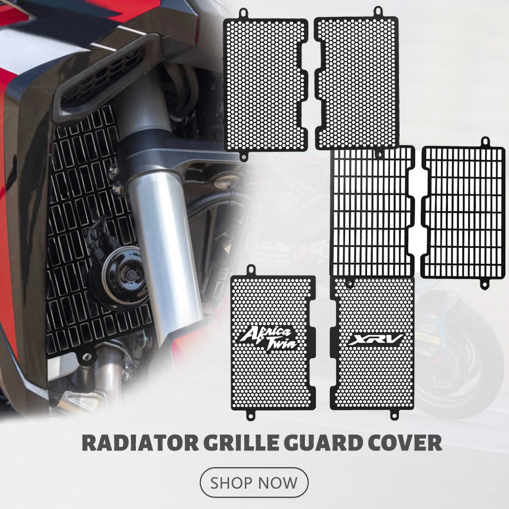 

Motorcycle Accessories Radiator Grille Guard Cover Protection For For HONDA XRV650 XRV750L AFRICA TWIN 650 750 1988-1990-2002