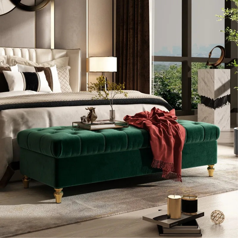 

Легкий роскошный прикроватный табурет для смены обуви, гостиная, диван, педаль, фойе, скамейка для спальни, Интернет-квартира знаменитостей, модель ro