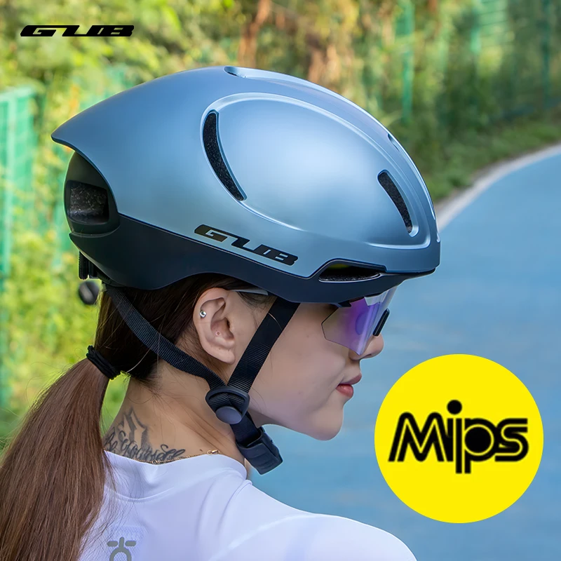 

GUB Ultralight Cycling Helmet Mips Safety System Breathable Racing Road Bike MTB Mountain Bicycle Helmet 58-61cm for Women Men