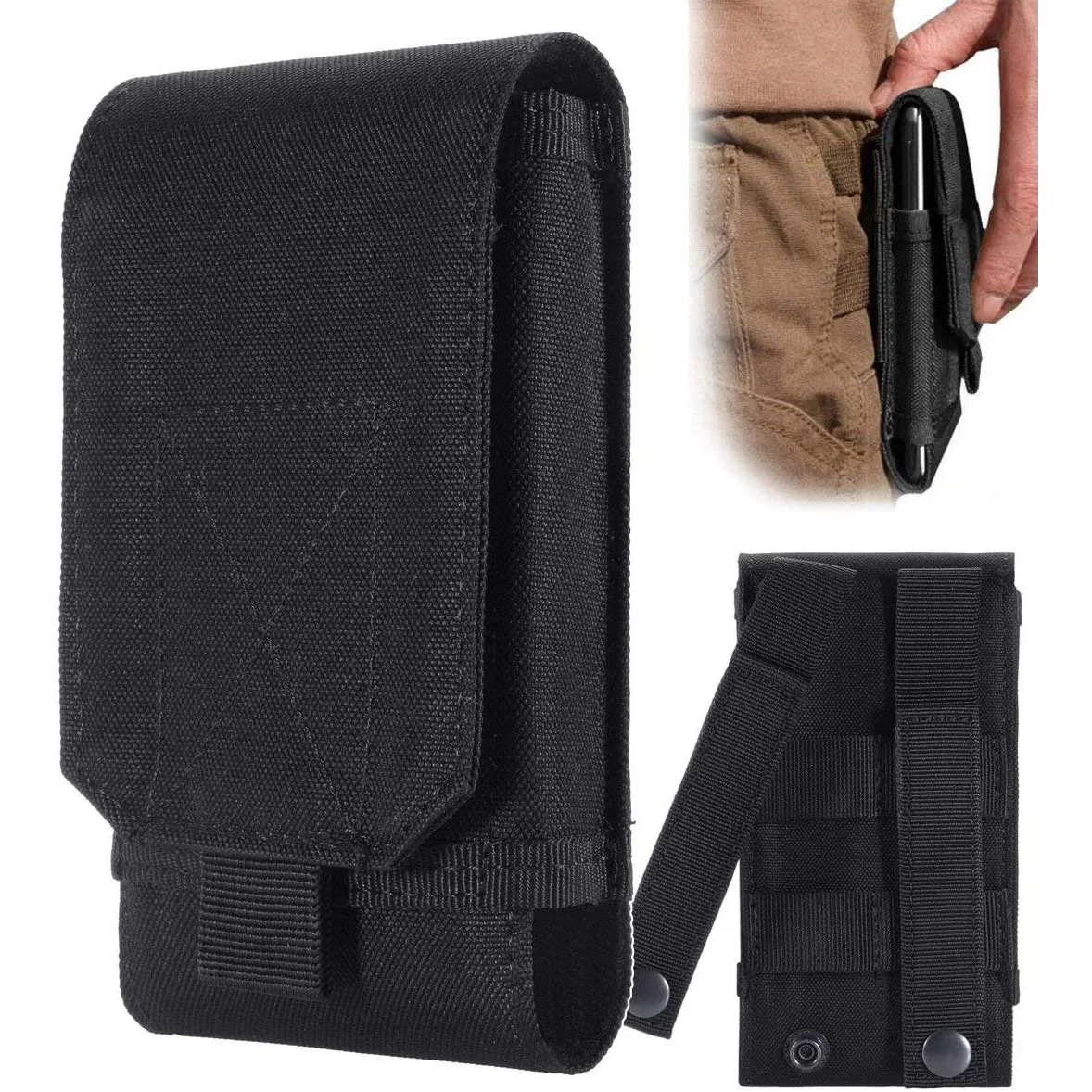 Outdoor Molle Phone Holster Pouch Universal Belt Waist Bag 5.5\