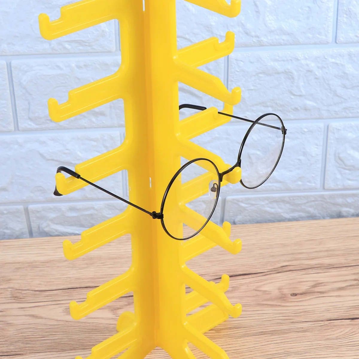 

6 Layers Sunglasses Display Rack Durable Plastic Eyeglasses Stand Holder Desktop Storage Organizer Sunglasses Rack