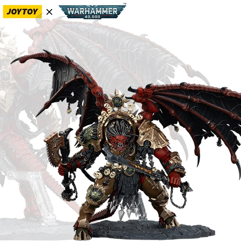 [Preorder]JOYTOY Angron Daemon Primarch Of Khorne Action Figure 1/18 Warhammer 40K World Eaters Joint Movable Game Doll Toy Gift