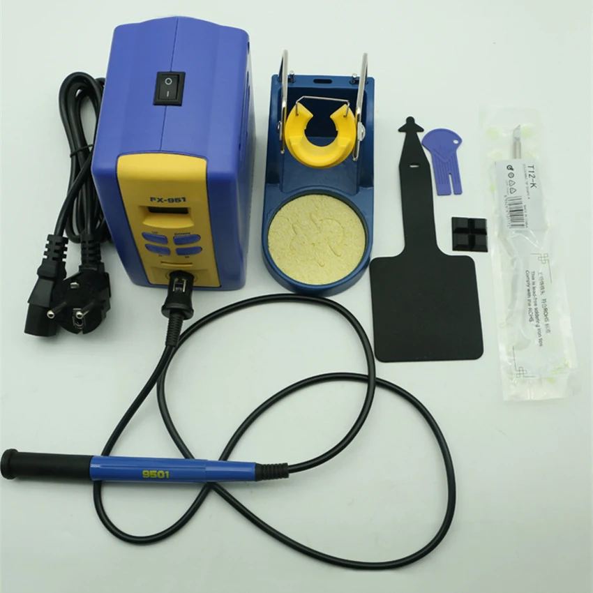 FX-951 Constant Temperature Welding Station Electric Soldering Station Soldering Iron Digital Soldering Station 220V/110V 75W