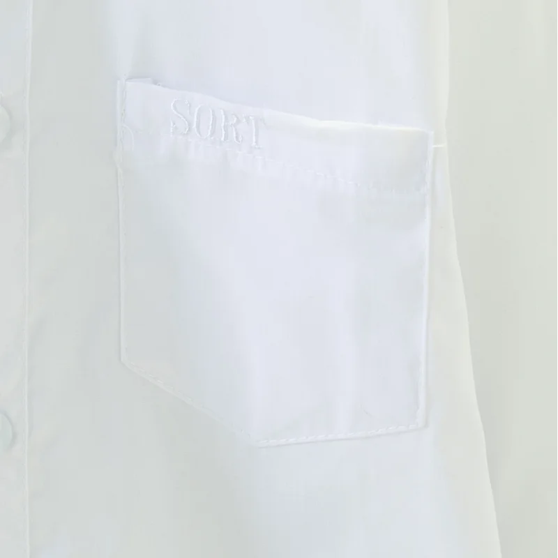 الربيع والخريف جديد الأبيض طويلة الأكمام طفل الفتيان قمصان لينة ومريحة ملابس الأطفال ل 90-180 سنتيمتر