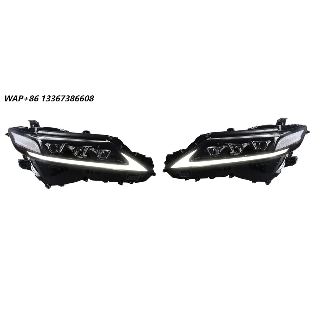 Car Headlight Assembly for Camry XV70 2018 to 2020 Camry Full LED Light Source DRL  Sequential Turn Signal Design