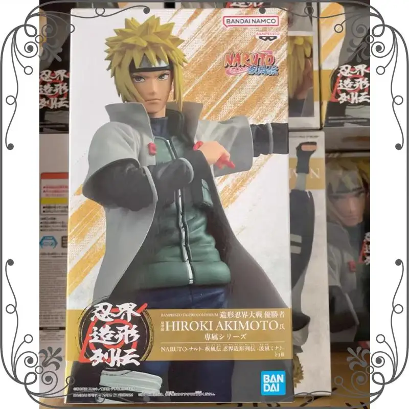 

Bandai In Stock Genuine BANPRESTO Naruto Shippuden Ninjakai Zokei Retsuden Minato Namikaze Figure Anime Model Toys Collection
