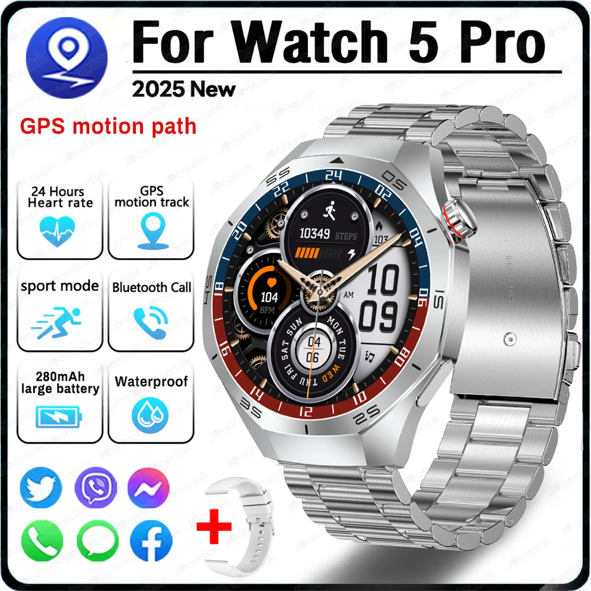 Smart Watch with HD GPS and Bluetooth Call