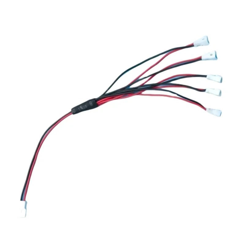 5 in 1 Parallel Charger Cable PH1.25 USB Charging Hub for 1S LiPo Battery Compatible with Cheerson CX10 JJRC H20 Eachine H8 Mini view 3