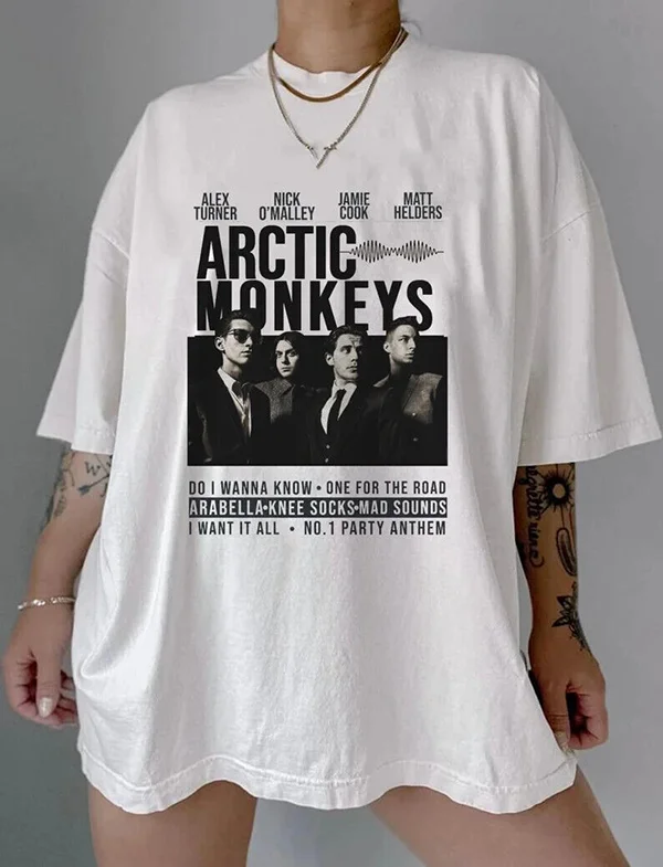 Arctic Monkeys Tour 2023 Shirt, North American Tour TEE New Black T shirt