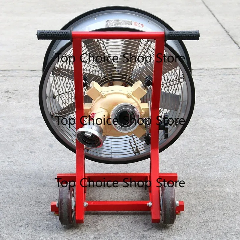 Water driven elimination machine YYS0.8/5.3 -7.5 mobile hydraulic exhaust machine fire site dredging fan