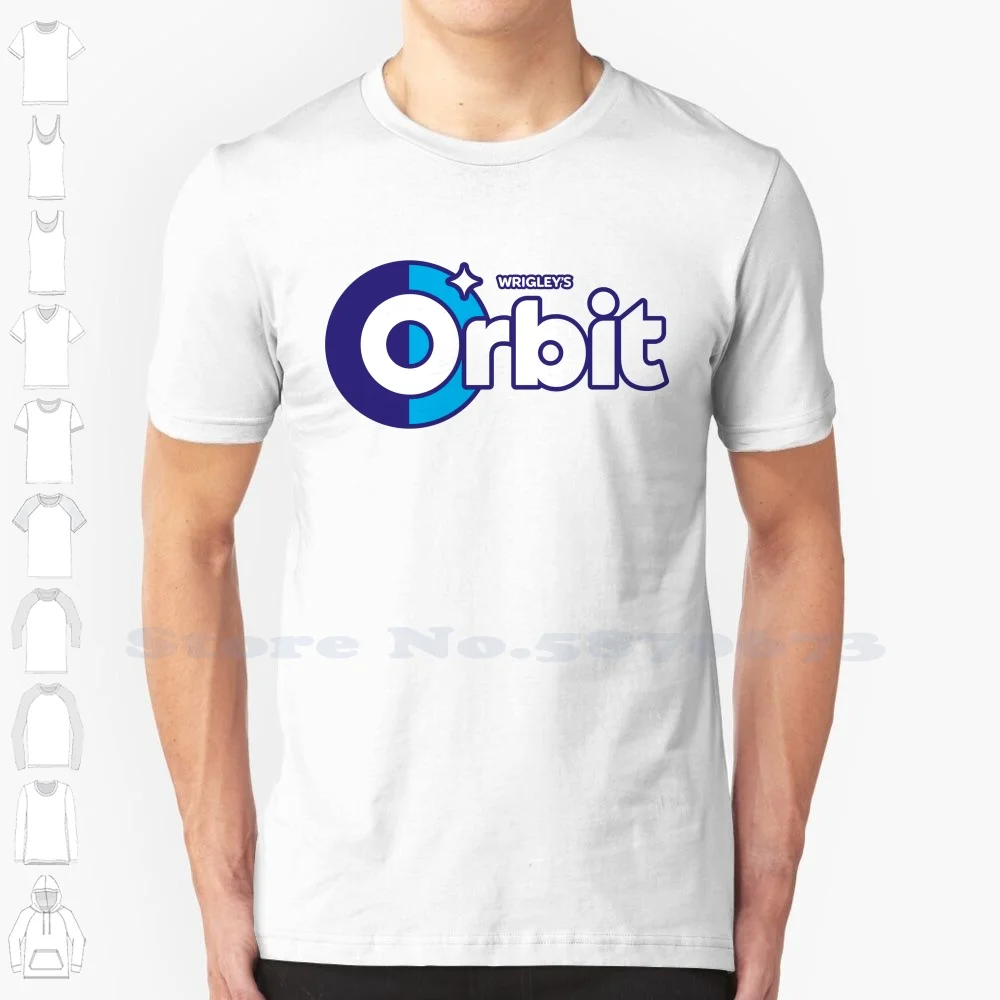 Orbit Logo Casual T Shirt Top Quality Graphic 100% Cotton Tees