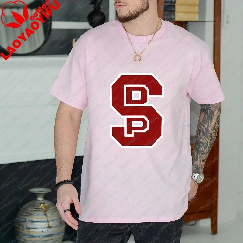 Interesting SDP Band New Style Fashion Neutral Classic Short-Sleeved Shirt - Men's and Women's Universal Cotton T-Shirt