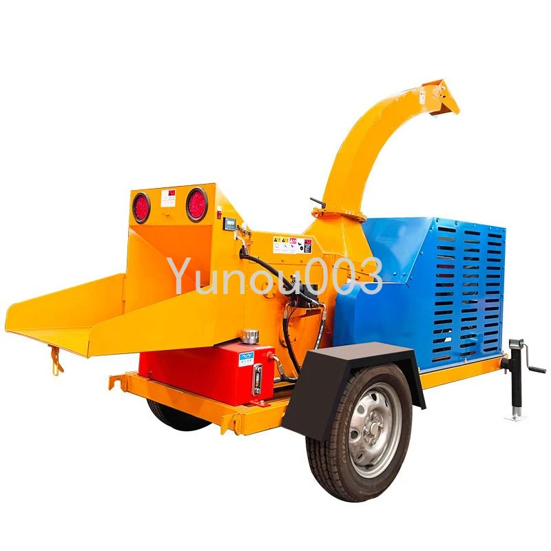 Model HY-6130 Wood Shredder Garden Tree Wood Shredder Mobile Branch Shredder Multi-functional Small