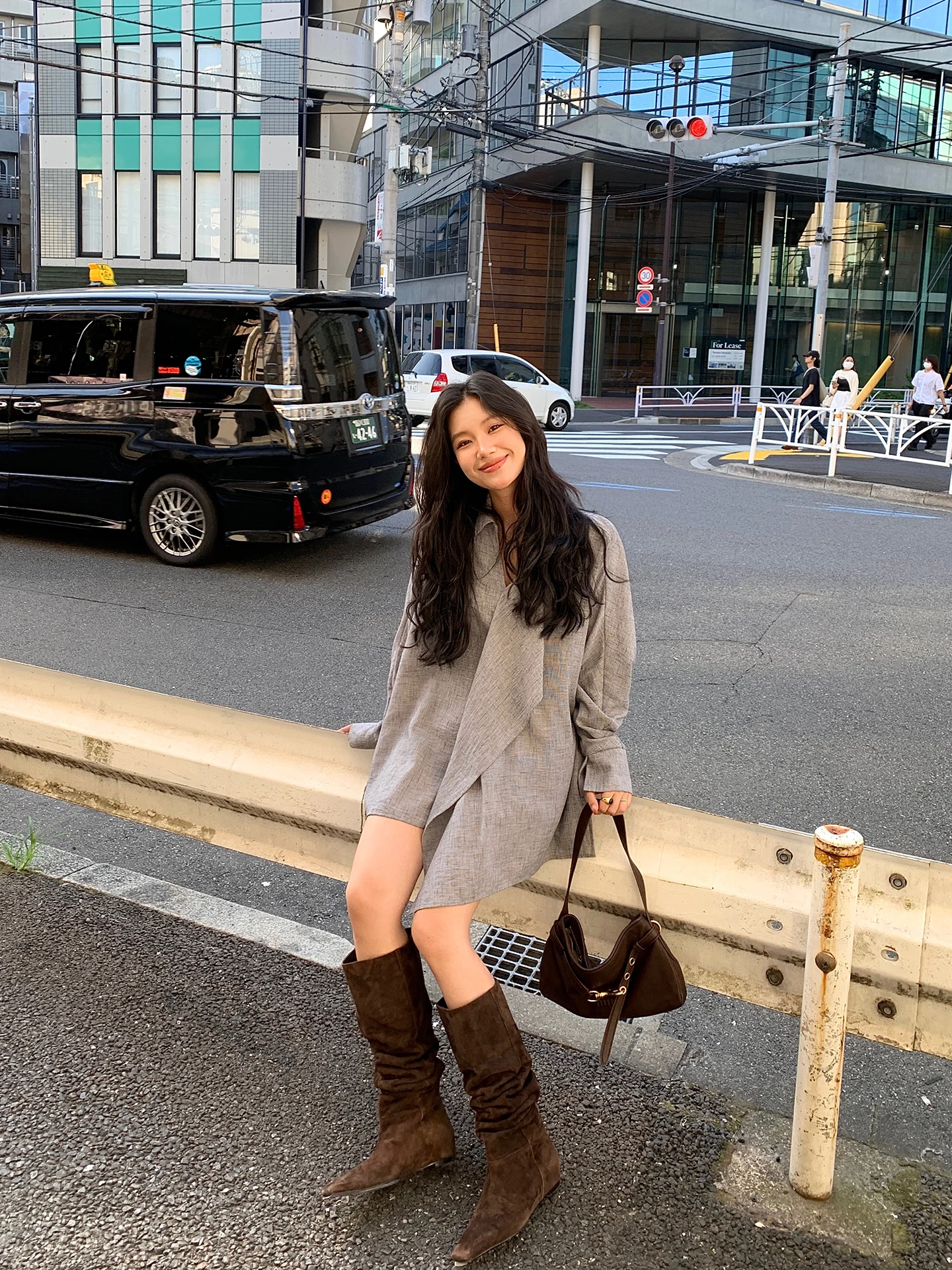 

DaqianwithU Asymmetrical V-ne Long Sve Slimming irt Women's Loose Fit Faionable Commute Sle Polyester Fiber