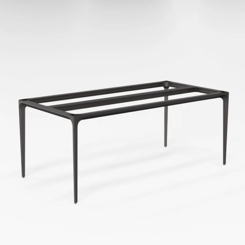 

Outdoor household aluminum alloy foot dining table support frame metal solid table leg bracket base shelf manufacturer