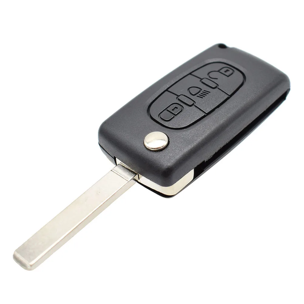 Für Citroen C2 C3 C4 C5 C6 C8 Auto 3 Tasten Flip Remote Key Case Abdeckung Shell Fob Va2 Blade Ce0523 Schlüssel Reparatur satz