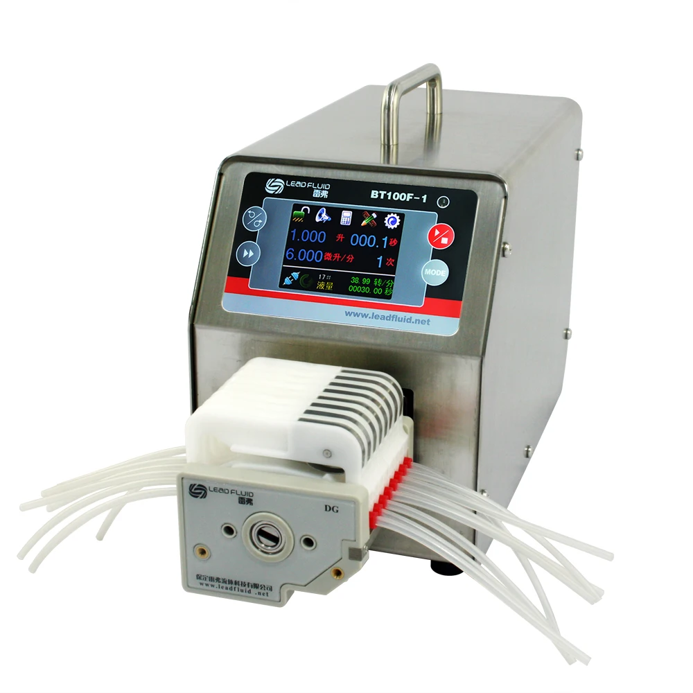 DG6-8 ( 6rollers,8channels) Lead Fluid Quick-Installation Peristaltic Pump Head Low Flow