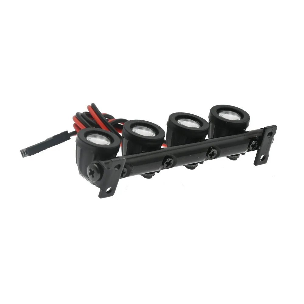 ラウンドスクエアスポットライト ルーフライト 1/18 RCクローラーTRX4Mディフェンダーアップグレード用 (4M-31)