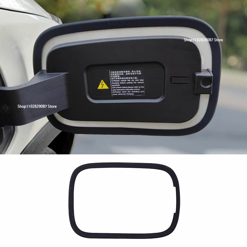 Für BYD Dolphin Seagull 2023 2024 Lade Port Gummi Dicht Ring Aufkleber Zubehör 1 Stücke Auto Lade Port Staub Stecker Abdeckung