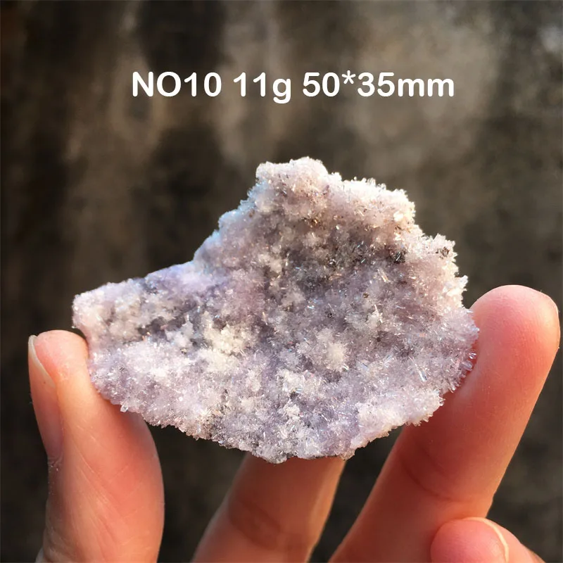 Guizhou 100% Natural Light Purple Creedite Mineral Specimen Crystal Clusters Gypsum Stones Home Decor Collection