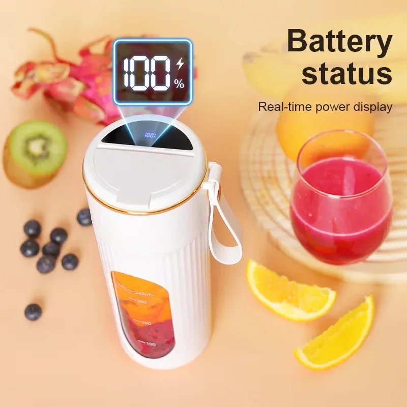 Juicer Cup Wireless Charging Small Portable High Quality Macaron Color Juice Cup Home Multi-functional Automatic Fruit Blender