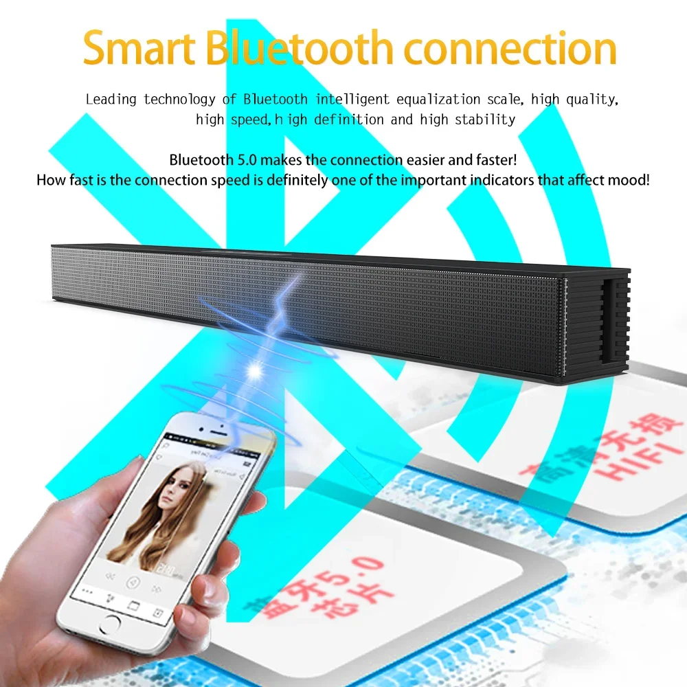 

Home Theater Sound System Bluetooth Speaker Computer Speakers for TV Soundbar Box Subwoofer Radio Music Center Boom Box Column