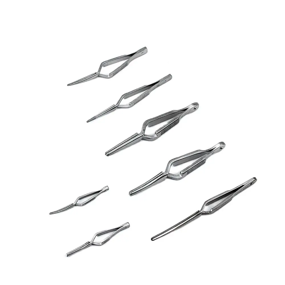 2PCS Venous Hemostatic Clips Small Vessel Clips Temporary Blocking Clips Animal Experiments Micro Lab Tools Supplies
