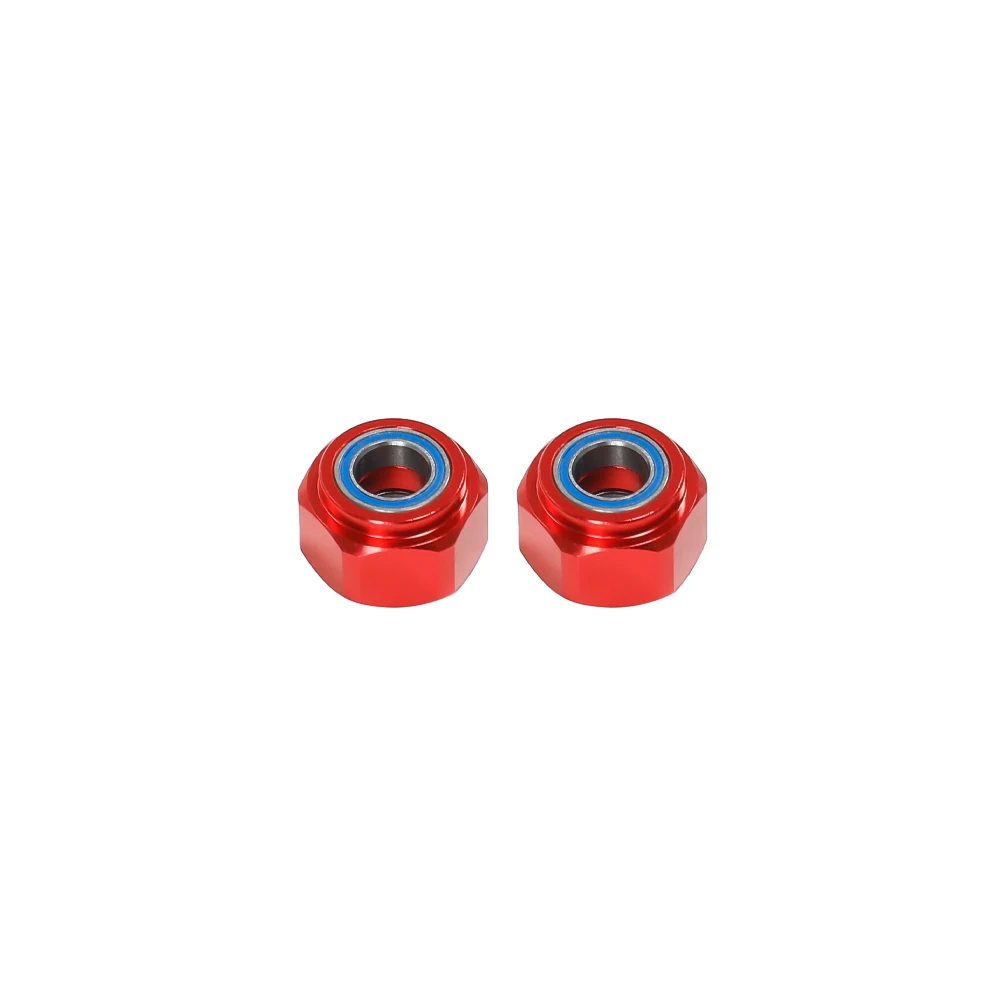 2pcs Aluminum Alloy Bearing Hexagonal Joint (front wheel only)  for Tamiya DT-03 Upgrade Parts