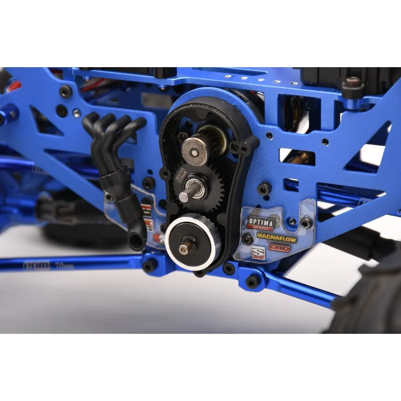 LOSI 1/18 Mini LMT 40Cr ensemble d'engrenages de Transmission en acier Idel et engrenage d'entraînement d'écrasement-mise à niveau robuste pour frein/train de transmission sans brosse