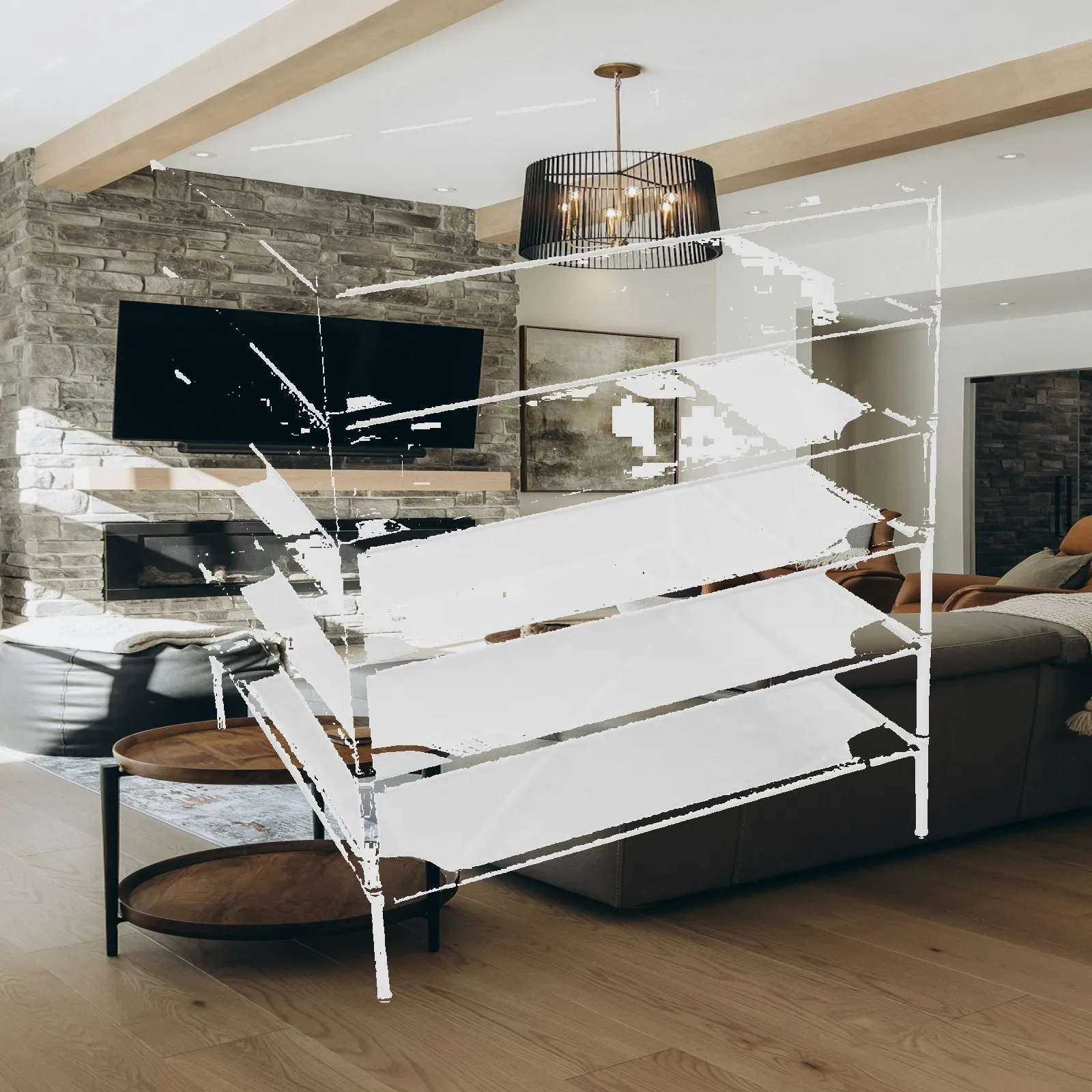 Laundry Rack Dryer Stand Multifunction Floor Type Sturdy Multi Layer for Apartment Courtyard Indoor Outdoor Balcony