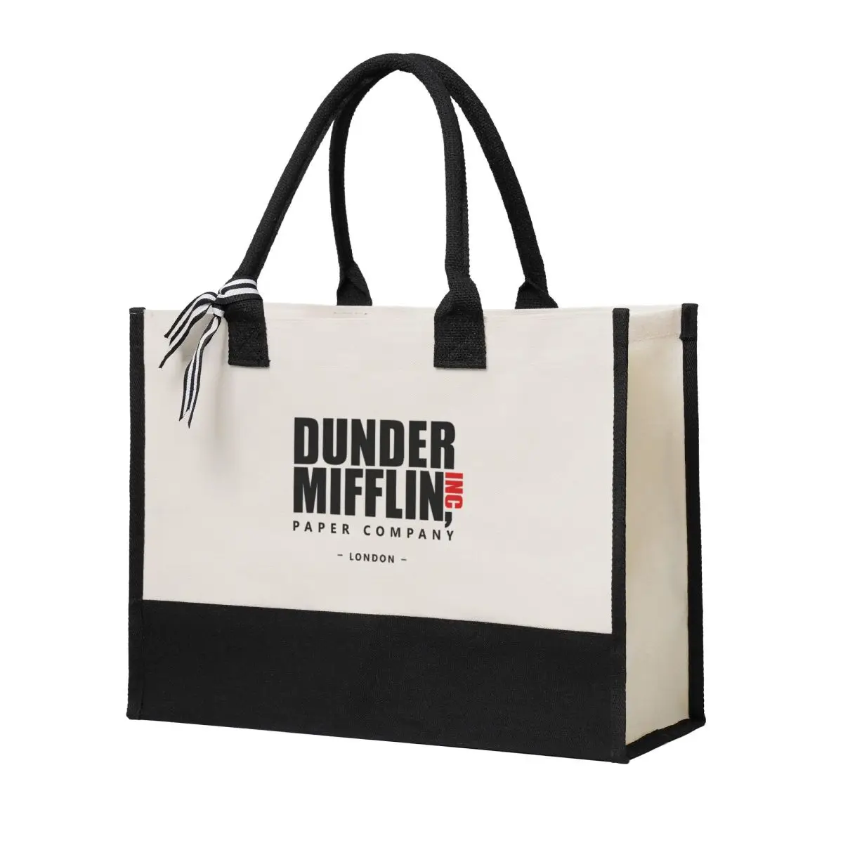 

Dunder Mifflin London Canvas Bag Shopping Bag Wedding Decoration Travel Wedding Bag best wedding gift