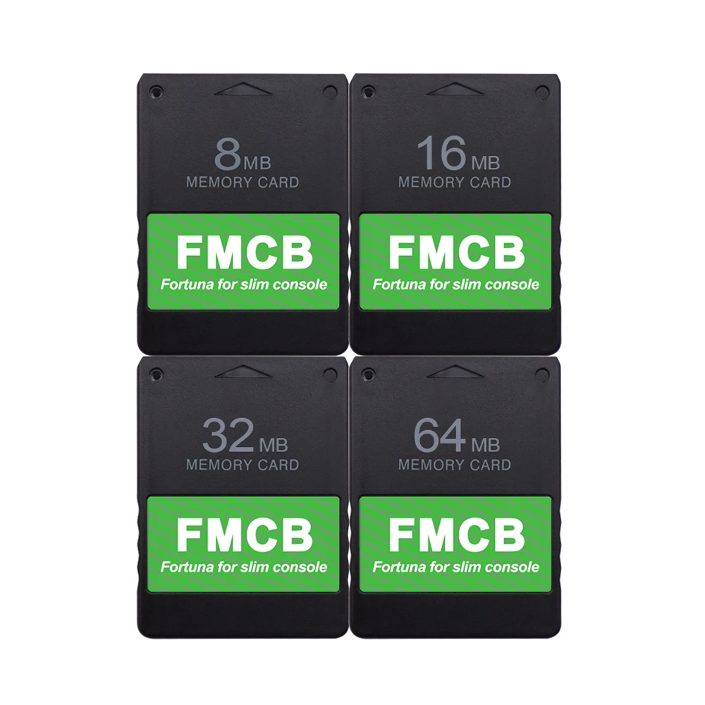 Free McBoot Fortuna FMCB Card 8MB /16MB/ 32MB /64MB Compatible with PS2 Slim Game Consoles