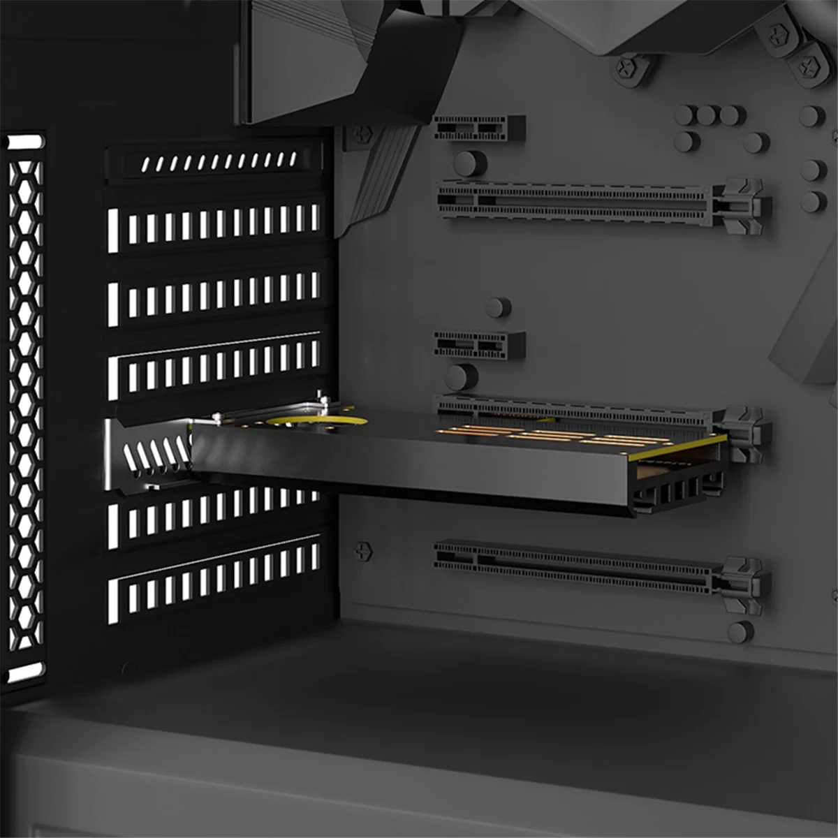 

NEW PCIE 5.0 X4 to NVME Adapter Card PCIE 5.0 4X SSD Converter M.2 NVME SSD Adapter with Aluminum Heatsink for PC Computer
