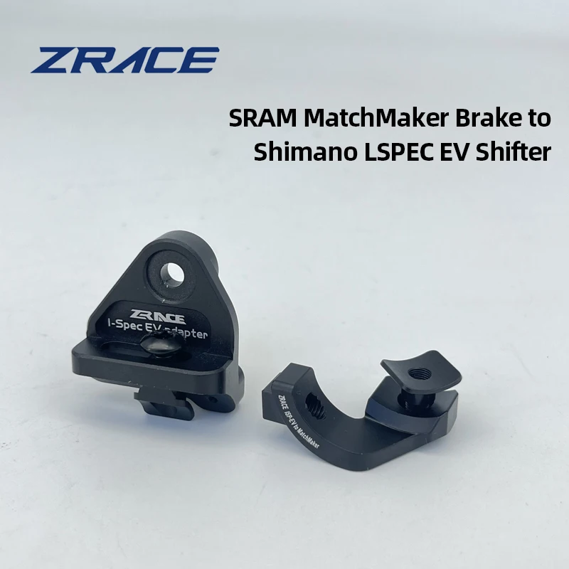 ZRACE Bicycle Brake Caliper Adapter for SRAM MatchMaker Shifter Mounting To Shimano I-SPEC EV Bike Brake Hydraulic Disc Adapter