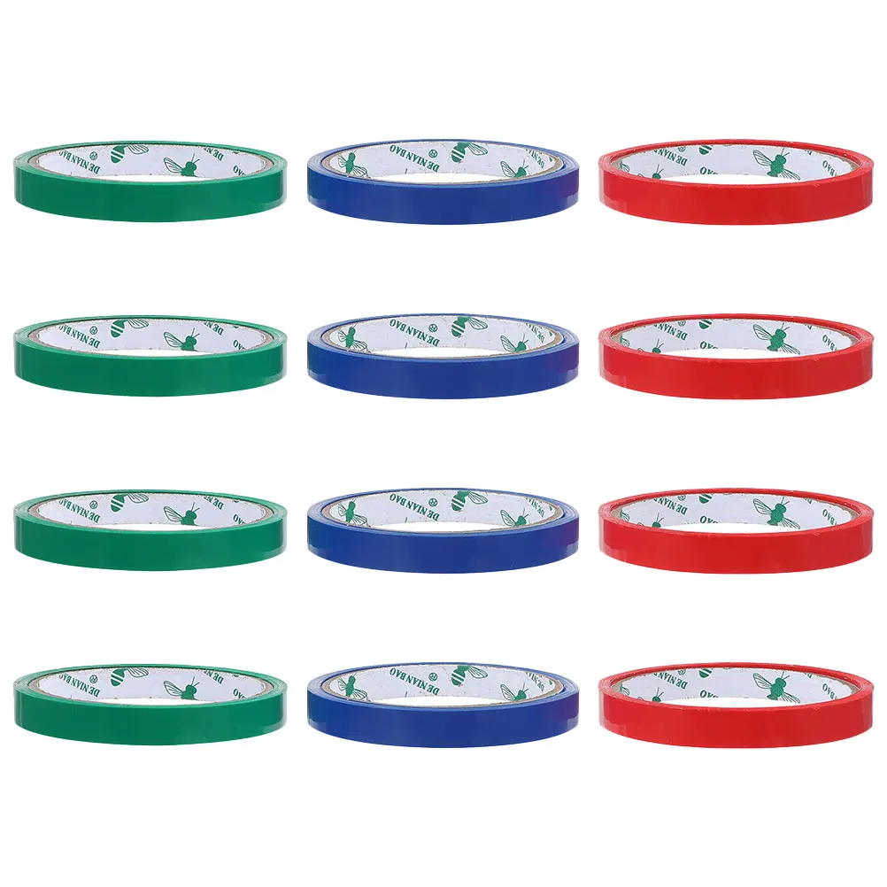 12 لفات أكياس الفاكهة شريط عزل أشرطة التعبئة والتغليف للخضروات ارتداء مقاومة ربط الأشرطة لتقوم بها بنفسك آلة متعددة الأغراض لفة