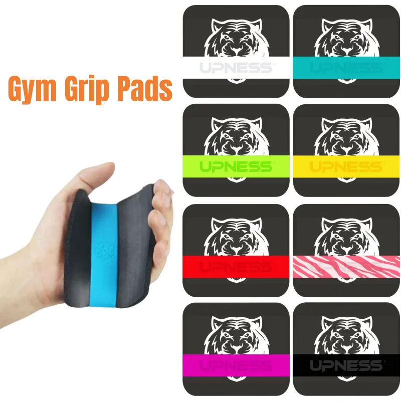 1 Pair Gym Grip Pads for Weight Lifting Workout Pads Pull Up Foam Comfort Grips Anti-slip Weightlifting Hand for Men and Women