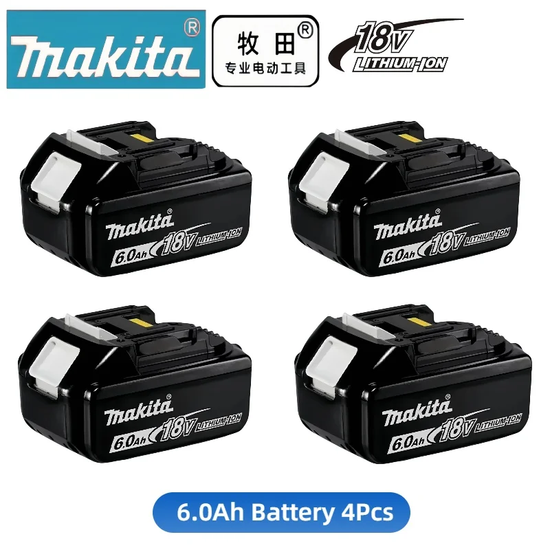 

Original Makita 18v 6.0Ah BL1860 BL1850B BL1850 BL1840 BL1830 screwdriver battery & charger Replacement Power Tool Batteries.