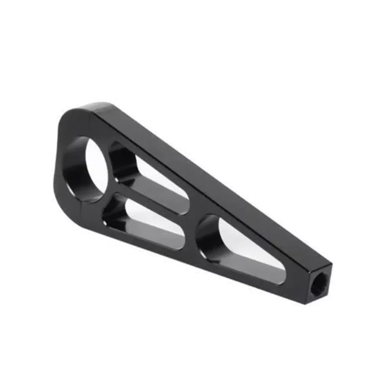

Customized anodized black clamp on hood pin mount race car engine parts CNC machining aluminum components