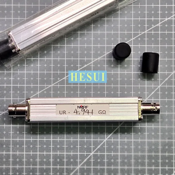 5G Ω (5000MΩ)/2W ultra-high resistance resistance, compact size, aluminum alloy shell BNC interface