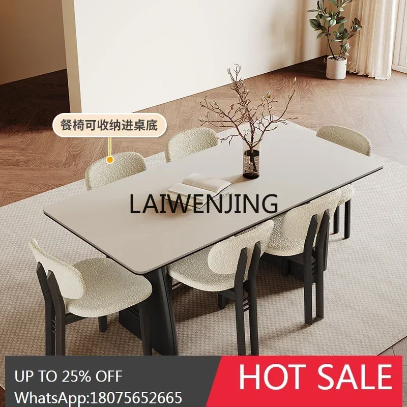 طاولة طعام من الخشب الصلب القديم من ألواح الصخور، شقة صغيرة، منزل حديث وبسيط، طاولة طعام فاخرة #3