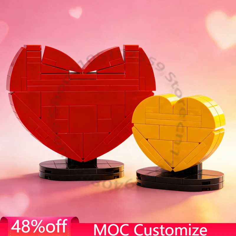 

Набор из 130 деталей: стрела Купидона и сердце, модульный конструктор MOC, популярная технология кирпичиков, креативный DIY-набор для детей, подарки для мальчиков на праздники