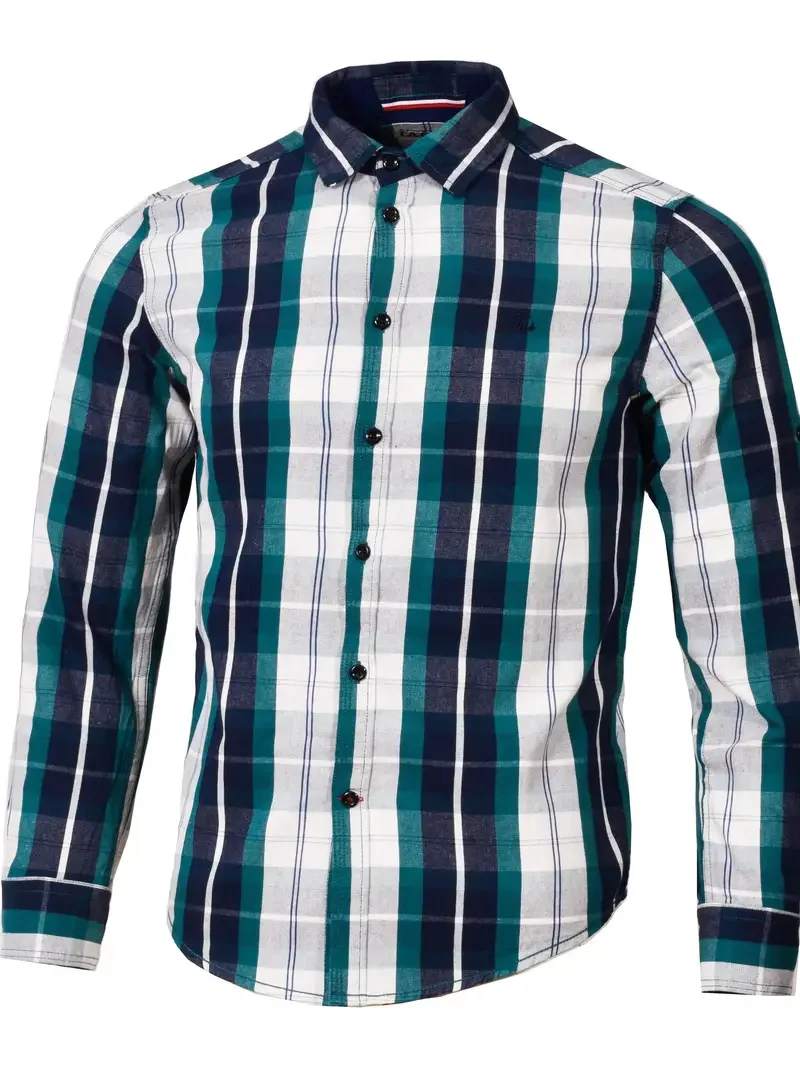 جديد الرجال طويلة الأكمام عارضة قميص 3D قارب مرساة طباعة البحر الأزرق نمط عارضة قميص قصير الأكمام قميص ملابس للرجال #4