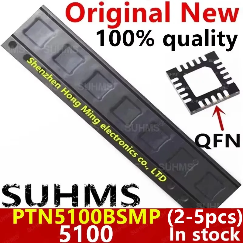 (2-5 Stück) 100 % neu für NXP5100 PTN5100 51D0 5100 PTN5100BSMP QFN-20
