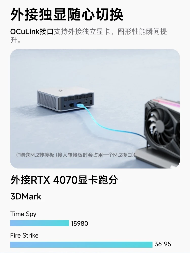 High-performance AI PC mini mini small host ultra-quiet computer game business office desktop computer