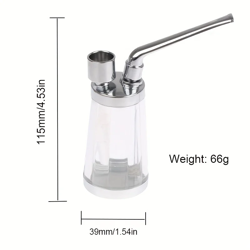 New Popular Bottle Water Pipe Portable Mini Hookah Shisha Tobacco Smoking Pipes Gift of Health Metal Tube Filter Smoke